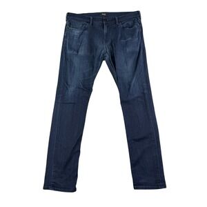 Paige Jeans Mens 36x34 Blue Federal Denim Stretch Straight Leg Casual Pants